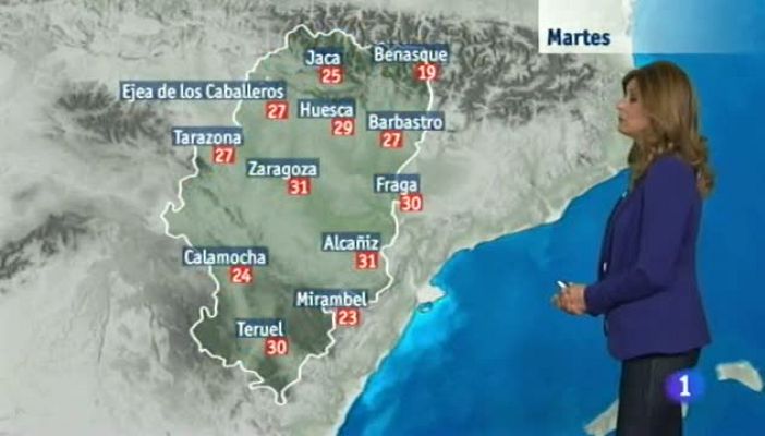 Noticias Aragón - El tiempo en Aragón - 01/07/14