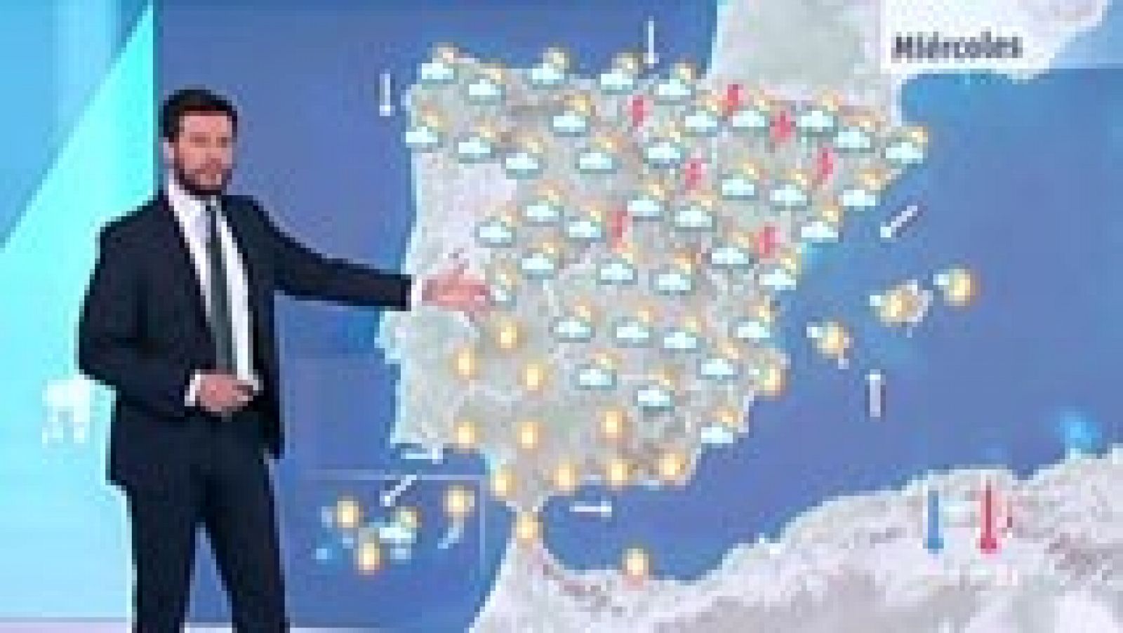 El tiempo: Tormentas en el cuadrante nororiental y bajada de temperaturas  | RTVE Play