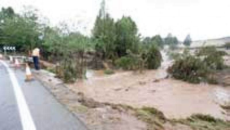 Tormentas fuertes en Aragón, Navarra, La Rioja y Castellón