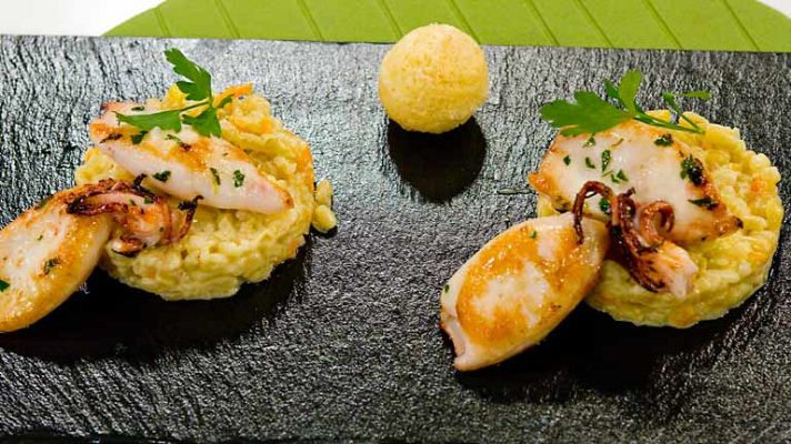 RTVE Cocina - Conejo a la plancha con hamburguesas de verduras