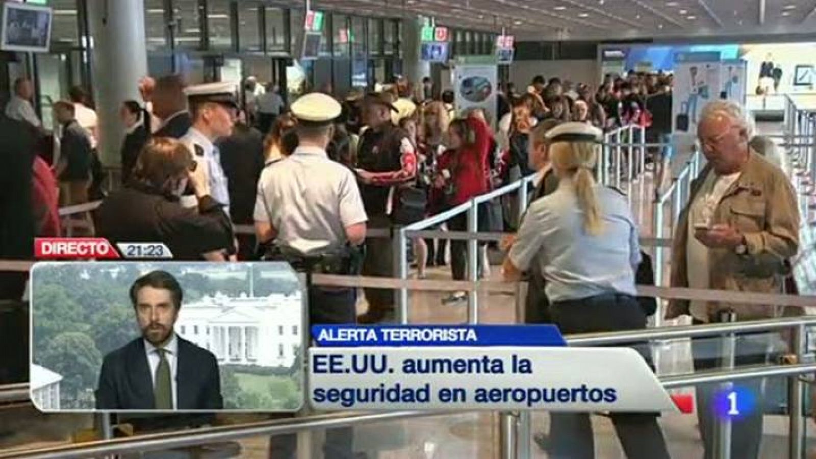 Telediario 1: EE.UU. aumenta las medidas de seguridad por amenaza de Al Qaeda | RTVE Play