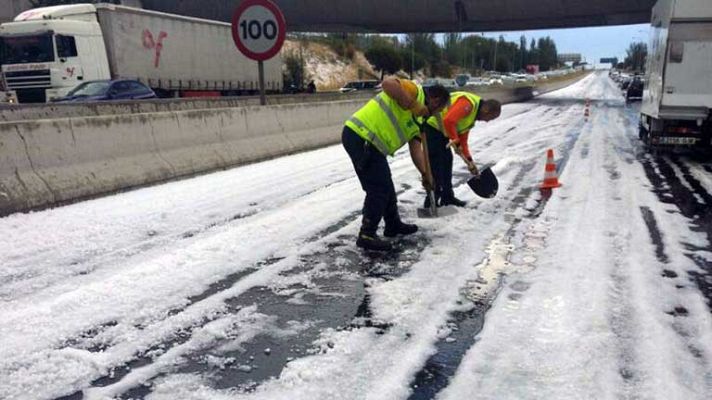 El tiempo - Tormentas fuertes en Aragón