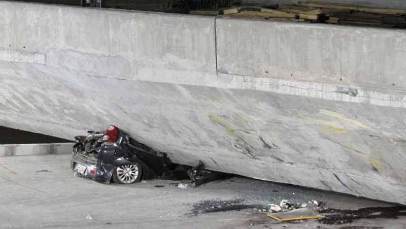 Dos personas muertas y 22 heridas por el desplome de un viaducto que estaba siendo construido en Belo Horizonte