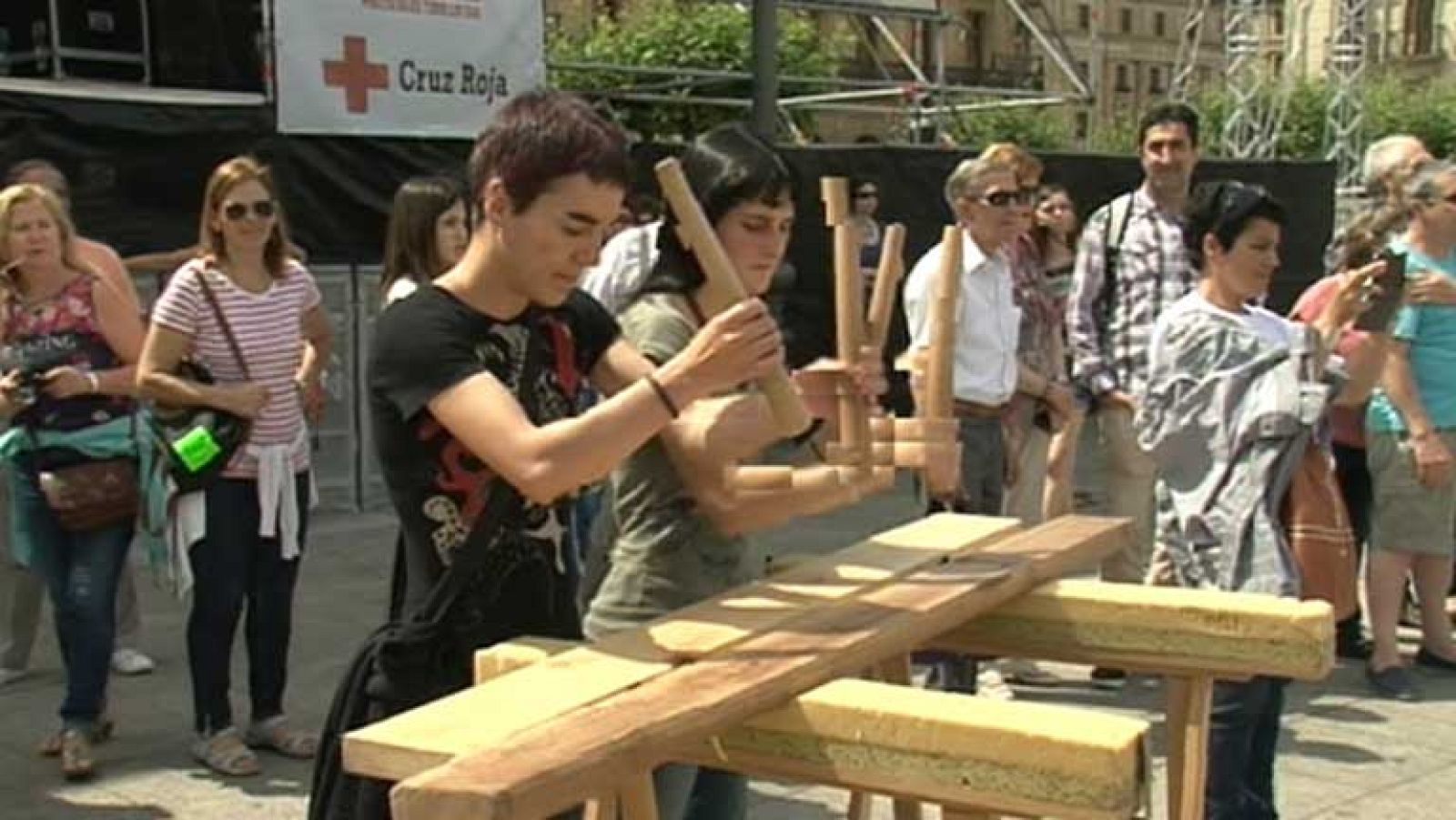 Varias asociaciones denuncian en Pamplona las agresiones sexistas en San Fermines