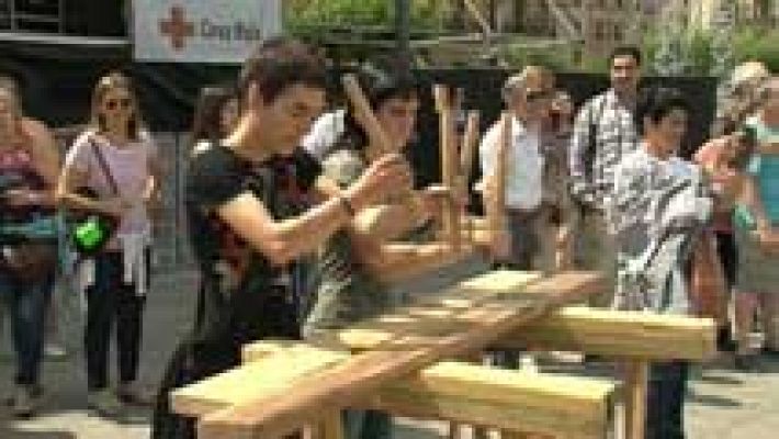 Telediario 1 - Asociaciones denuncian en Pamplona agresiones sexistas