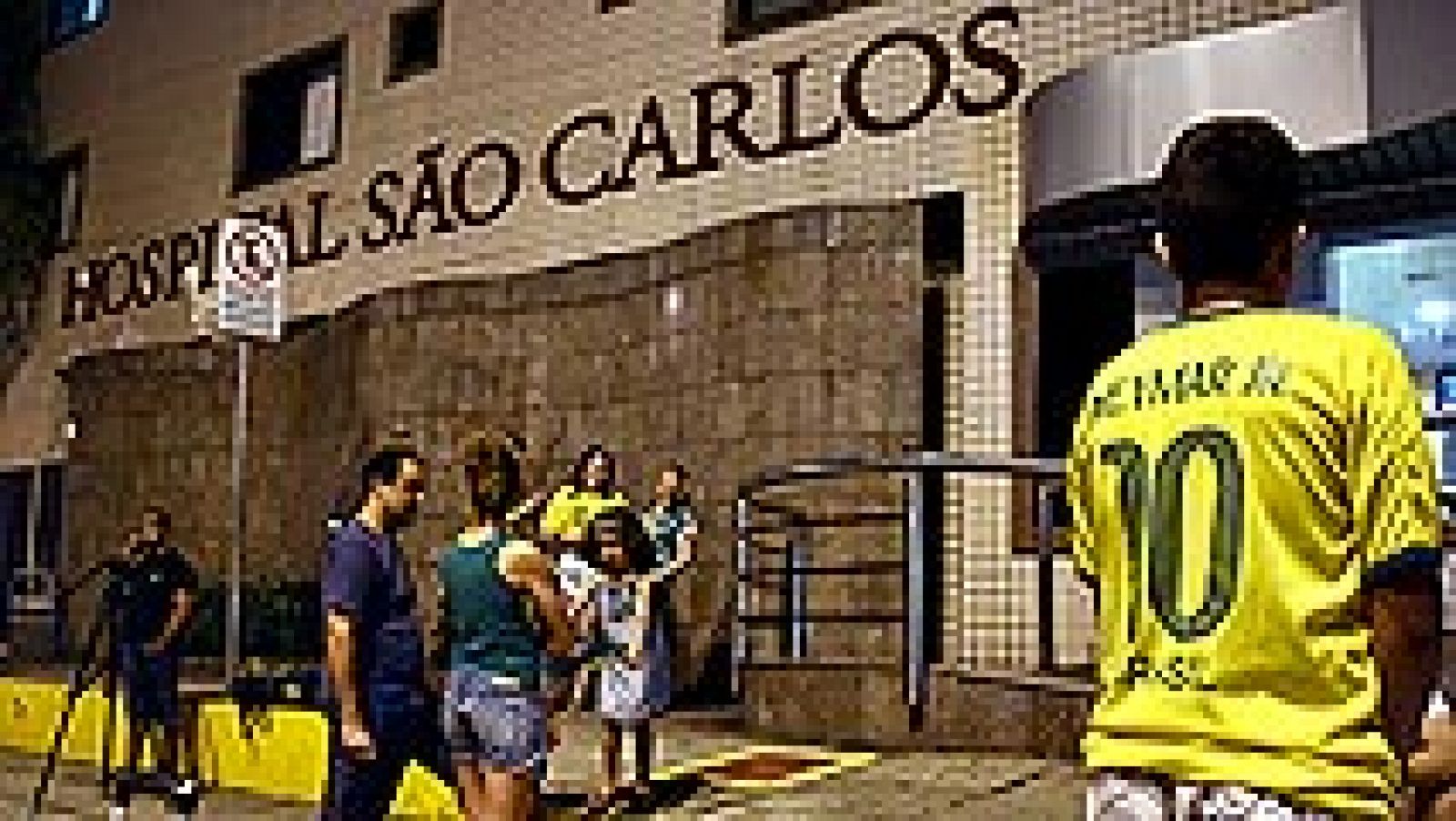El delantero de Brasil Neymar Júnior ha dicho adiós al Mundial  después de que se haya confirmado que tiene una vértebra fracturada  tras el golpe sufrido a escasos minutos del final del duelo ante  Colombia este viernes, y en el cual la anfitriona B