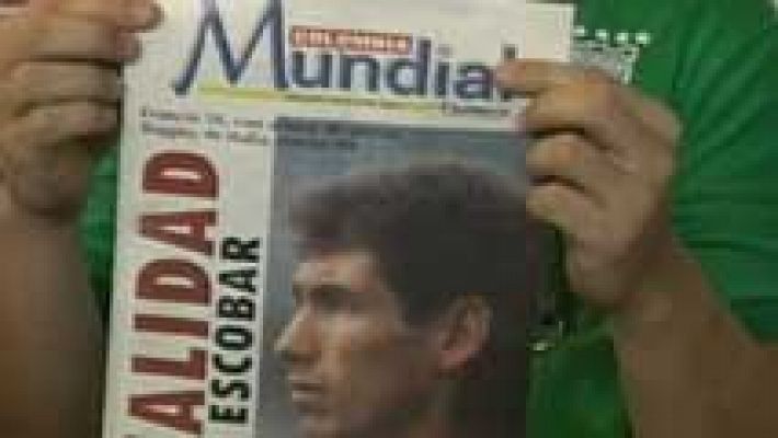 Telediario 1 - 20 años tras el asesinato de futbolista colombiano Escobar