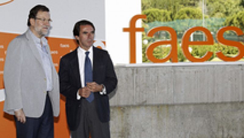 Rajoy y Aznar clausuran el Campus Faes