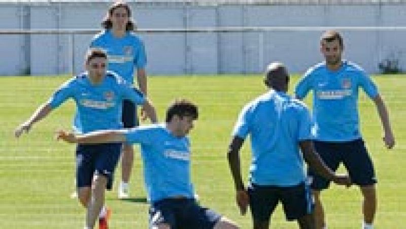 El Atlético vuelve al trabajo con Filipe Luis y Miranda