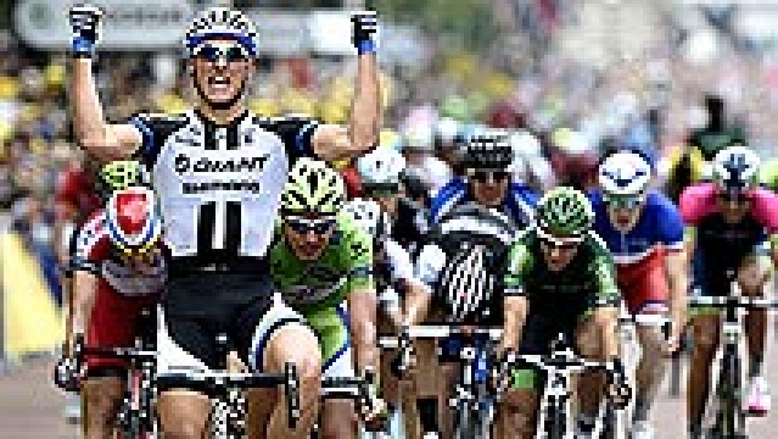 Tour de Francia: Kittel gana al sprint  en Londres | RTVE Play
