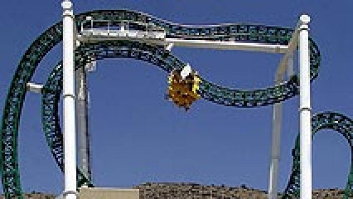 Telediario 1 - Accidente en atracción de Terra Mítica