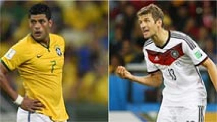 Brasil y Alemania pelean por un puesto en la final