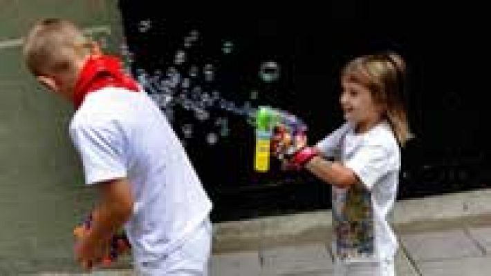 Encierro txiqui en San Fermín