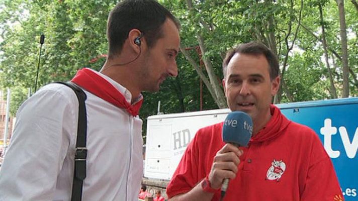 San Fermín - Javier Izu, una voz inconfundible de los Sanfermines