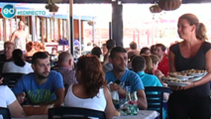 España Directo - Un chiringuito que subasta comida