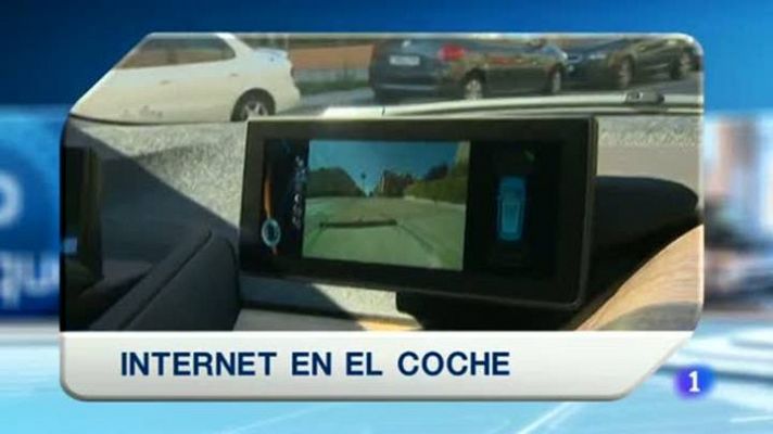 Telediario 1 - Coches conectados a internet