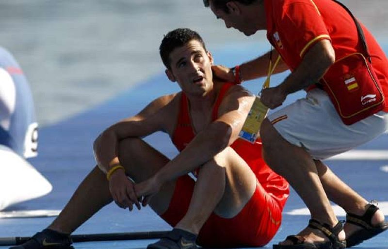 David Cal se marea en el podio 