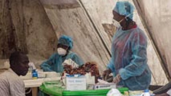 Telediario 1 - Epidemia de ébola en África