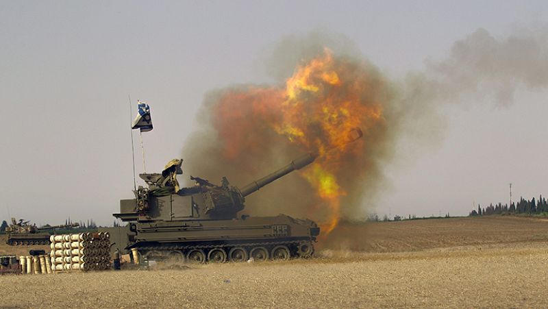 Quinto día de la operación 'Margen Protector' en Gaza