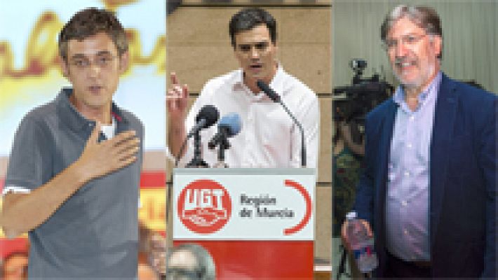 Los candidatos a liderar el PSOE cierran la campaña