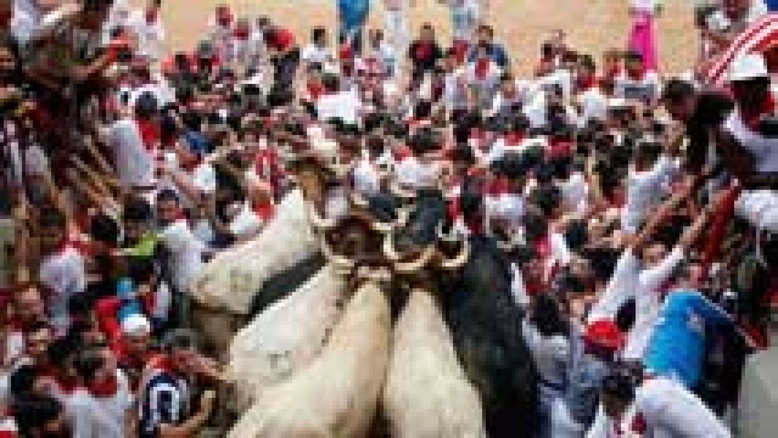 Un año de uno de los encierros más angustiosos en Pamplona