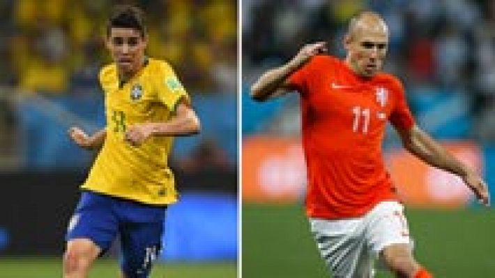 Telediario 1 - Brasil se juega el honor ante Holanda en la final de consolación