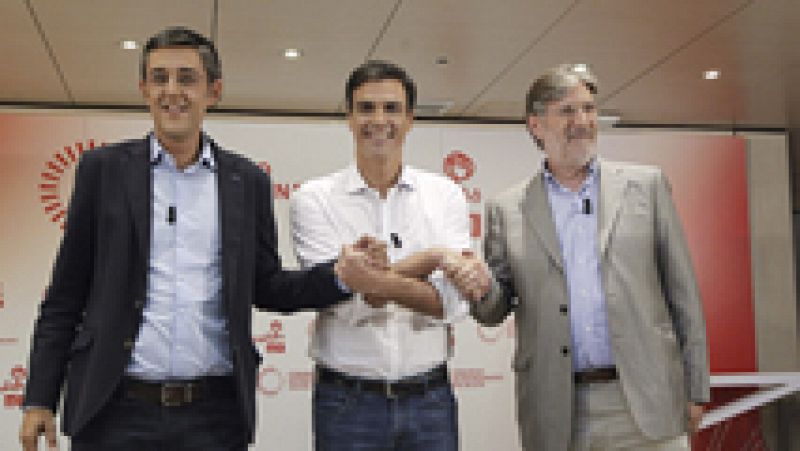 Tres aspirantes para suceder a Rubalcaba al frente del PSOE