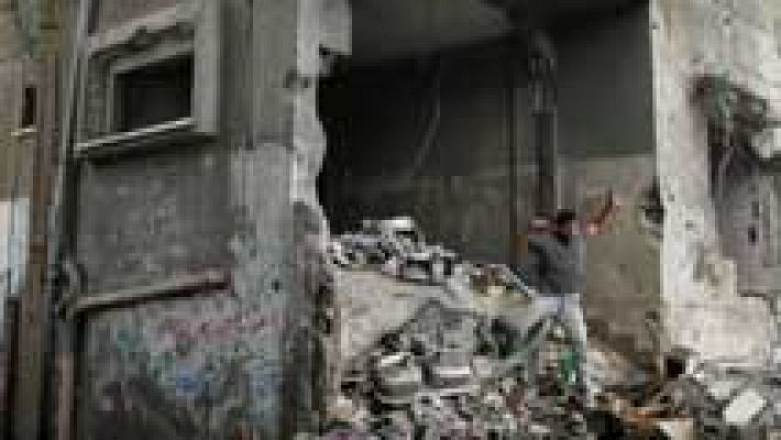 Telediario 1 - Operación terrestre del ejército Israelí en la Franja