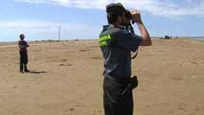 Telediario 1 - Un sistema especial de vigilancia intercepta la entrada de d