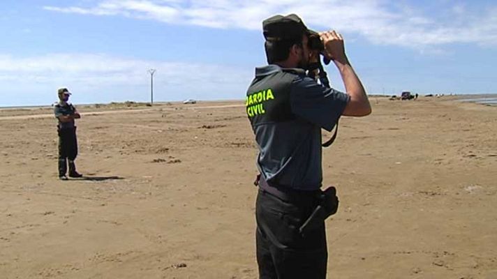 Telediario 1 - Un sistema especial de vigilancia intercepta la entrada de d