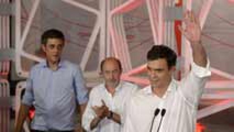 La militancia elige a Sánchez como secretario general del PSOE con el 49% de los votos