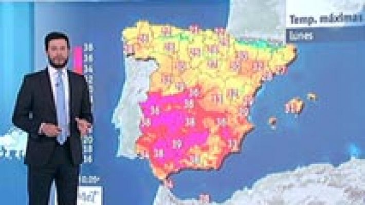 El tiempo - Alerta amarilla por calor en el sur