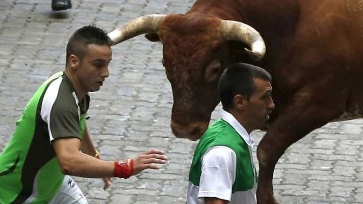 San Fermín - Octavo encierro con los Miura