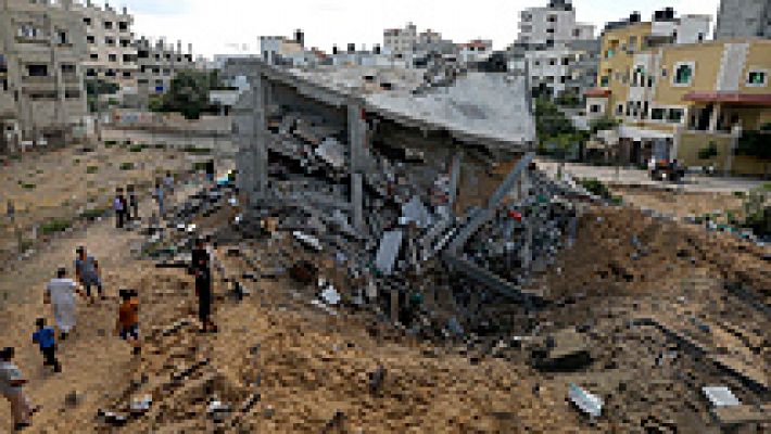 Ascienden a más 172 los muertos en siete días de ofensiva israelí sobre Gaza