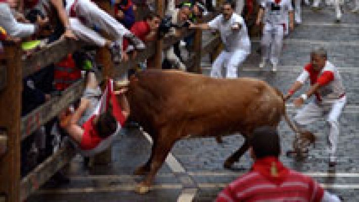 Telediario 1 - Último encierro de San Fermín