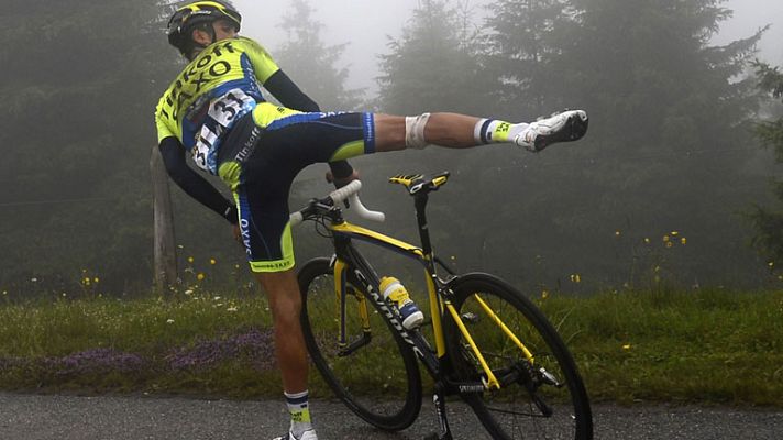 Tour de Francia - Una caída obliga a Contador a abandonar el Tour 2014