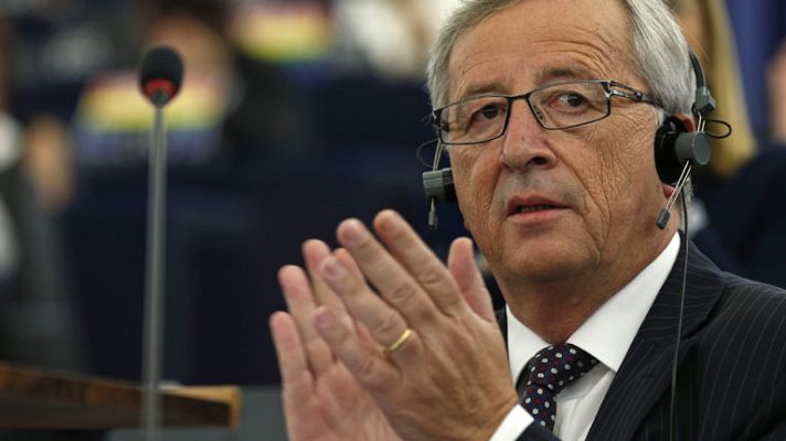 Telediario 1 - Juncker obtiene la mayoría absoluta del Parlamento Europeo