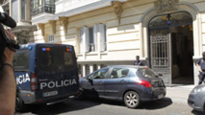 Telediario 1 - Pedraz ordena el registro de la sede de Gowex en Madrid e imputa a otras nueve personas