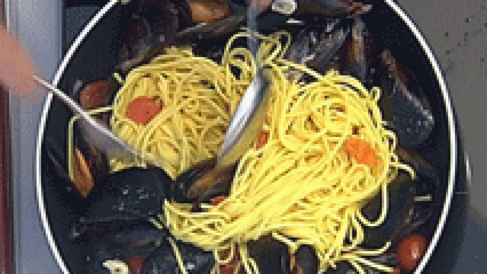 La mañana - Linguini con mejillones 