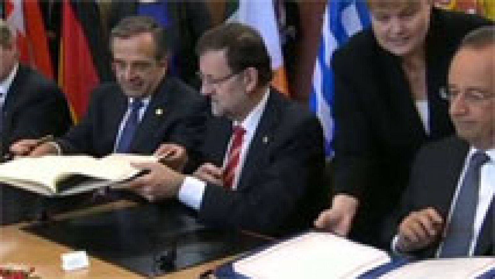 Telediario 1: Rajoy busca cargos en Europa para Cañete y De Guindos | RTVE Play