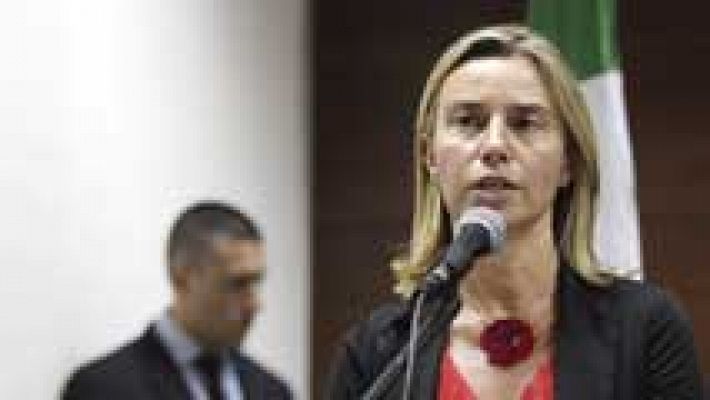 Telediario 1 - Reparto de cargos en la UE