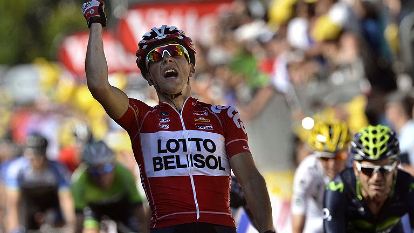 El corredor del Lotto, Tony Gallopin se ha impuesto en una loca llegada de la undécima etapa del Tour 2014, la primera etapa después de la jornada de descanso.