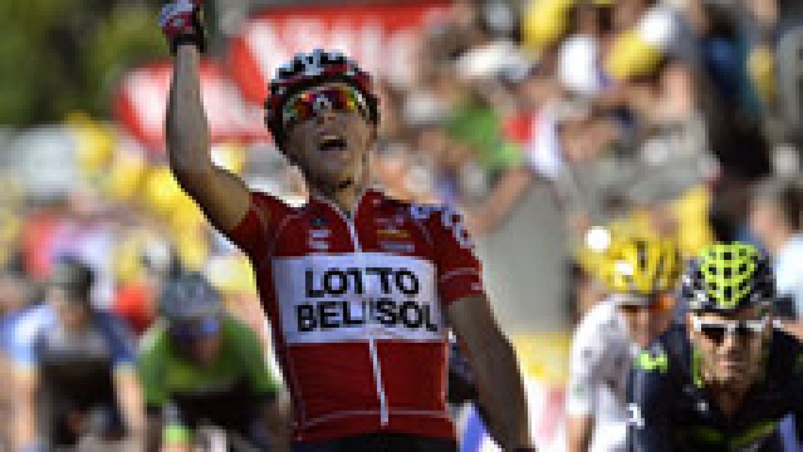 El corredor del Lotto, Tony Gallopin se ha impuesto en una loca llegada de la undécima etapa del Tour 2014, la primera etapa después de la jornada de descanso.