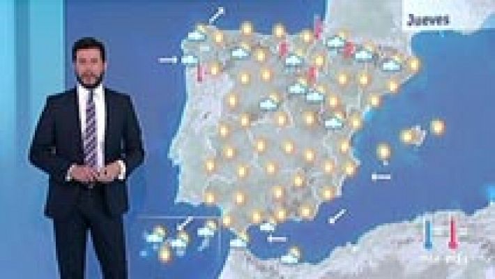 Bajan las temperaturas en el noroeste y suben en la mitad oriental