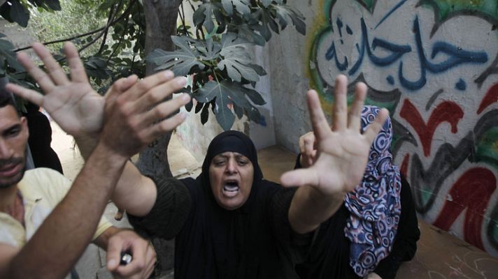 Telediario 1 - Actividad diplomática para el alto el fuego en Oriente Medio