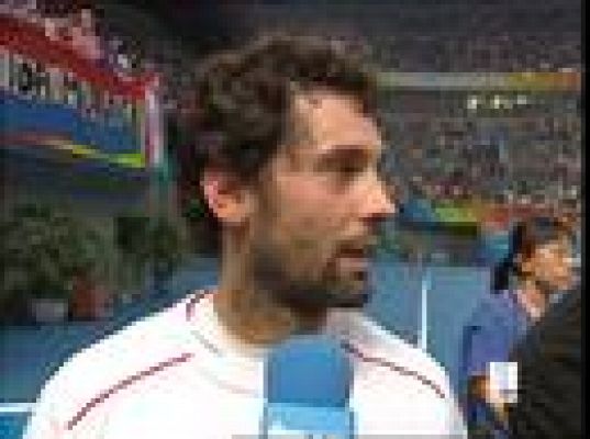  - Los jugadores de balonmano, felices