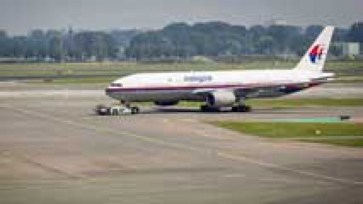 Telediario 1 - Recomendación de no sobrevolar Ucrania