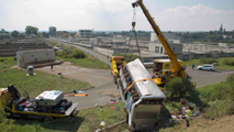 Nueve muertos en un choque de autobuses en Alemania