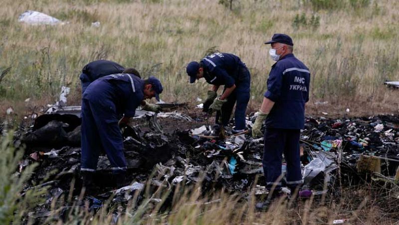 Cuatro días después de la tragedia, el panorama en Ucrania sigue siendo desolador