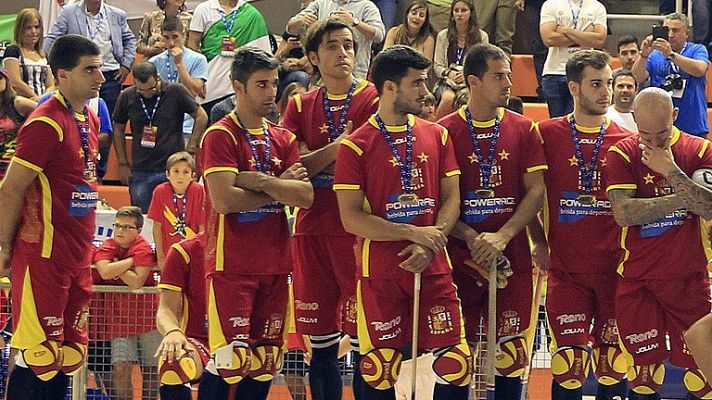 Telediario 1 - A España se le escapa el oro en el Europeo de Hockey patines